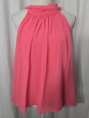Monograph Pink Halter Blouse Size XL